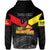 Custom Papua New Guinea SP Hunters Zip Hoodie Rugby Original Style Black, Custom Text and Number LT8 - Polynesian Pride