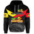 Papua New Guinea SP Hunters Hoodie Rugby Original Style Black LT8 - Polynesian Pride