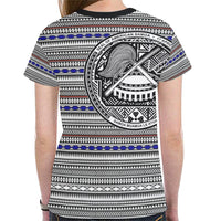 American Samoa T Shirt American Samoan Seal Polynesian Pattern - Polynesian Pride