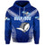 Custom Papua New Guinea PRK Gulf Isou Hoodie Rugby Original Style Blue, Custom Text and Number LT8 - Polynesian Pride