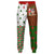 Hawaiian Santa Claus Mele Kalikimaka Kanaka Joggers - Red - Angus Style - AH Unisex Red - Polynesian Pride