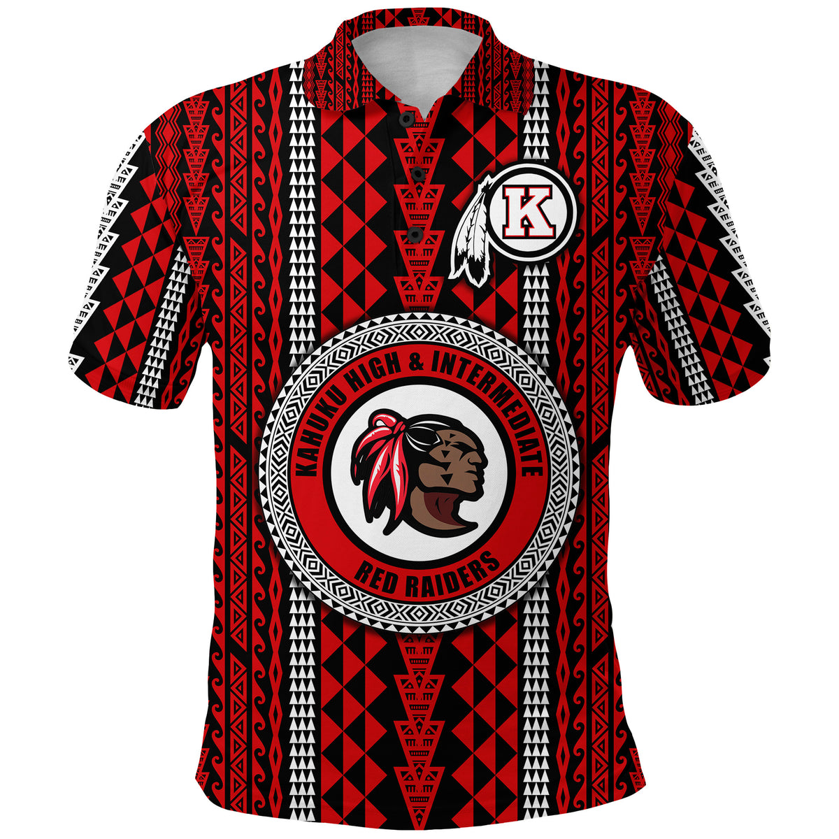 Custom Hawaii Kahuku School Polo Shirt Kahuku High School Simple Style LT8 - Polynesian Pride