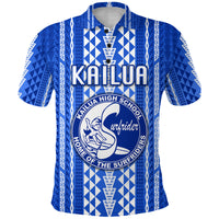 Custom Hawaii Kailua High School Polo Shirt Surfriders Simple Style LT8 - Polynesian Pride