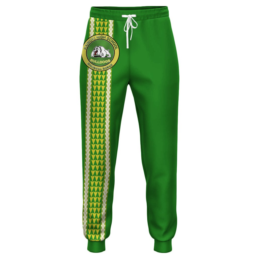 Hawaii - Kaimuki High Joggers - AH Unisex Green - Polynesian Pride