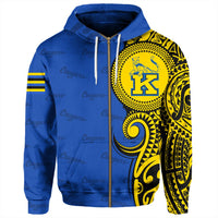 Custom Hawaii Hoodie Kaiser High Tribal Kakau Zip Hoodie - Polynesian Pride