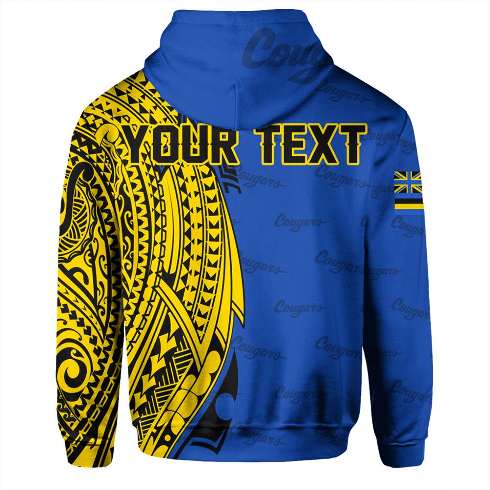 Custom Hawaii Hoodie Kaiser High Tribal Kakau Pullover Hoodie - Polynesian Pride