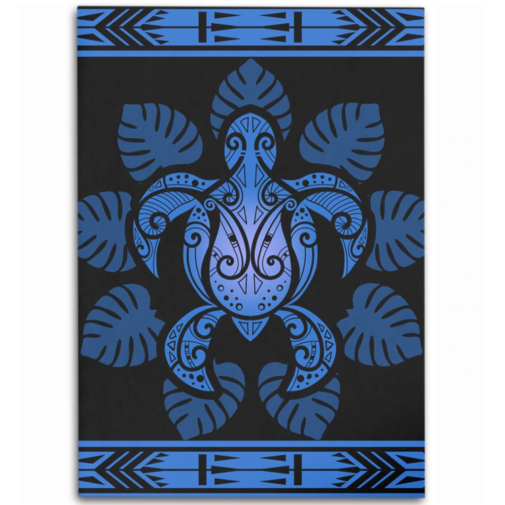 Hawaii Area Rug - Tribe Turtle Area Rug AH - Polynesian Pride