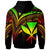 Hawaii Kanaka Maoli Hoodie Reggae Color Cross Style - Polynesian Pride