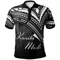 Hawaii Kanaka Maoli Polo Shirt Cross Style Unisex Black - Polynesian Pride