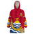 Kiribati Flag Coat Of Arms Special Wearable Blanket Hoodie LT9 Unisex One Size - Polynesian Pride