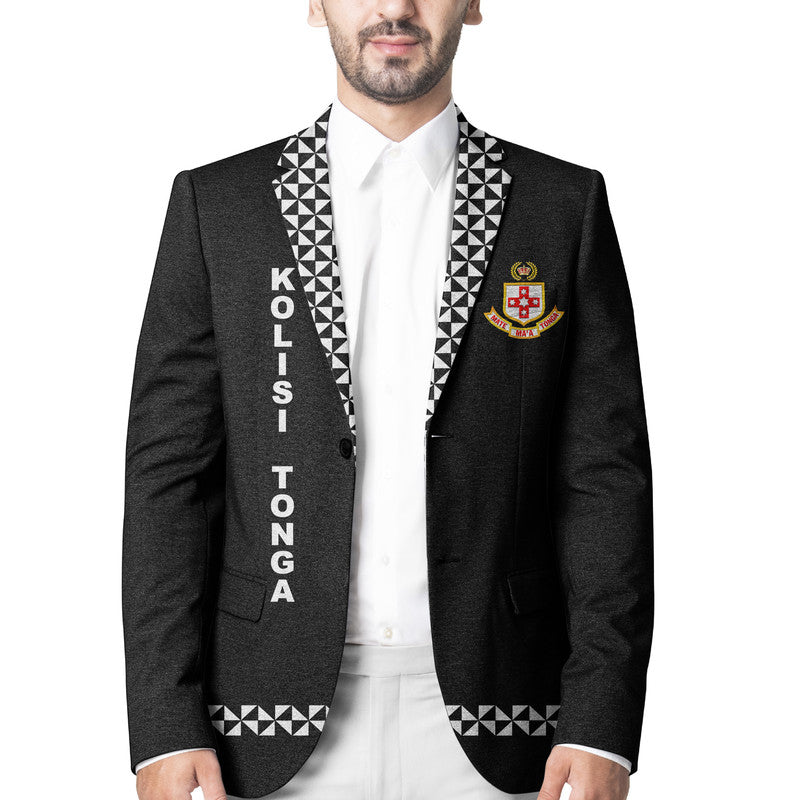 Tonga Kolisi Tonga College Blazer Simple Style - Black LT8 Unisex Black - Polynesian Pride