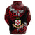 Custom Kolisi Tonga Zip Hoodie Mate Maa Tonga Unique Vibes, Custom Text and Number - Polynesian Pride