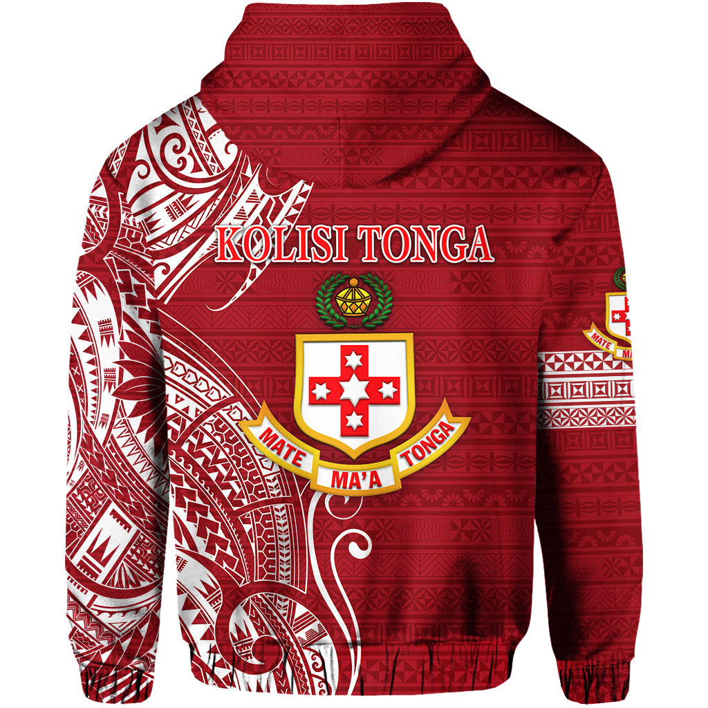 Kolisi Tonga Mate Maa Tonga Zip Hoodie Simple LT8 - Polynesian Pride