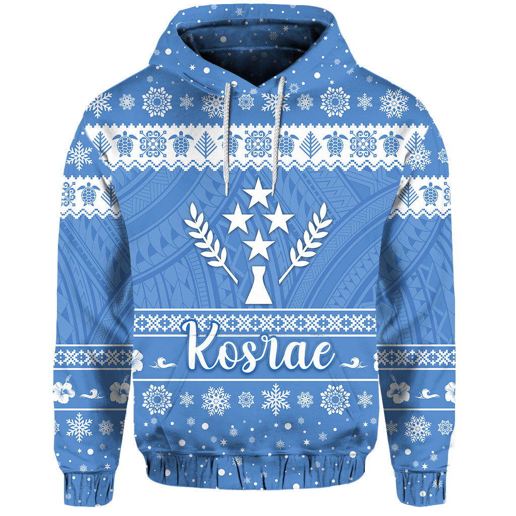 Custom FSM Kosrae Christmas Hoodie Simple Style LT8 - Polynesian Pride