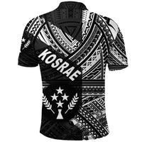 FSM Kosrae Polo Shirt Original Style Black LT8 - Polynesian Pride