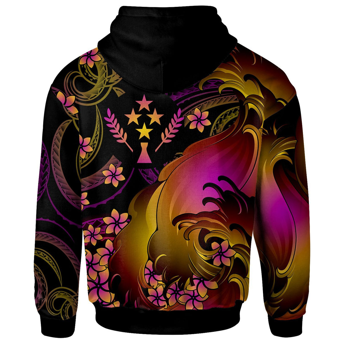 Kosrae Zip up Hoodie Kosrae in wave - Polynesian Pride