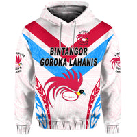 Papua New Guinea Bintangor Goroka Lahanis Hoodie Rugby Original Style White LT8 - Polynesian Pride