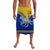 Tokelau Lavalava Tokelauan Tatau Plumeria Special Style LT14 Blue - Polynesian Pride