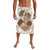 Polynesian Pride Clothing Hawaii Anchor Hibiscus Flower Vintage Ie Faitaga White LT9 Lavalava White - Polynesian Pride