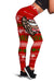 Hawaii Christmas Santa Claus Surf Leggings - Fun Style - AH - Polynesian Pride