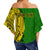 (Personalised) Hawaii - Leilehua High Tribal Kakau Off Shoulder Waist Wrap Top AH - Polynesian Pride