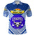 Custom Mate Maa Tonga Polo Shirt Leimatua Bulls Creative Style Blue NO.1, Custom Text and Number LT8 - Polynesian Pride