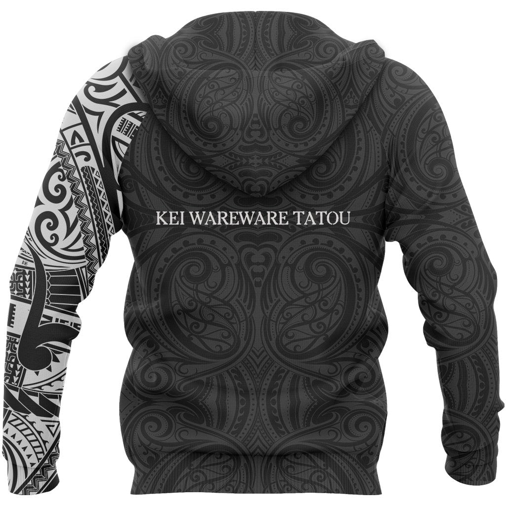 ANZAC Hoodie, New Zealand Lest We Forget Maori Tattoo Pullover Hoodie - Polynesian Pride