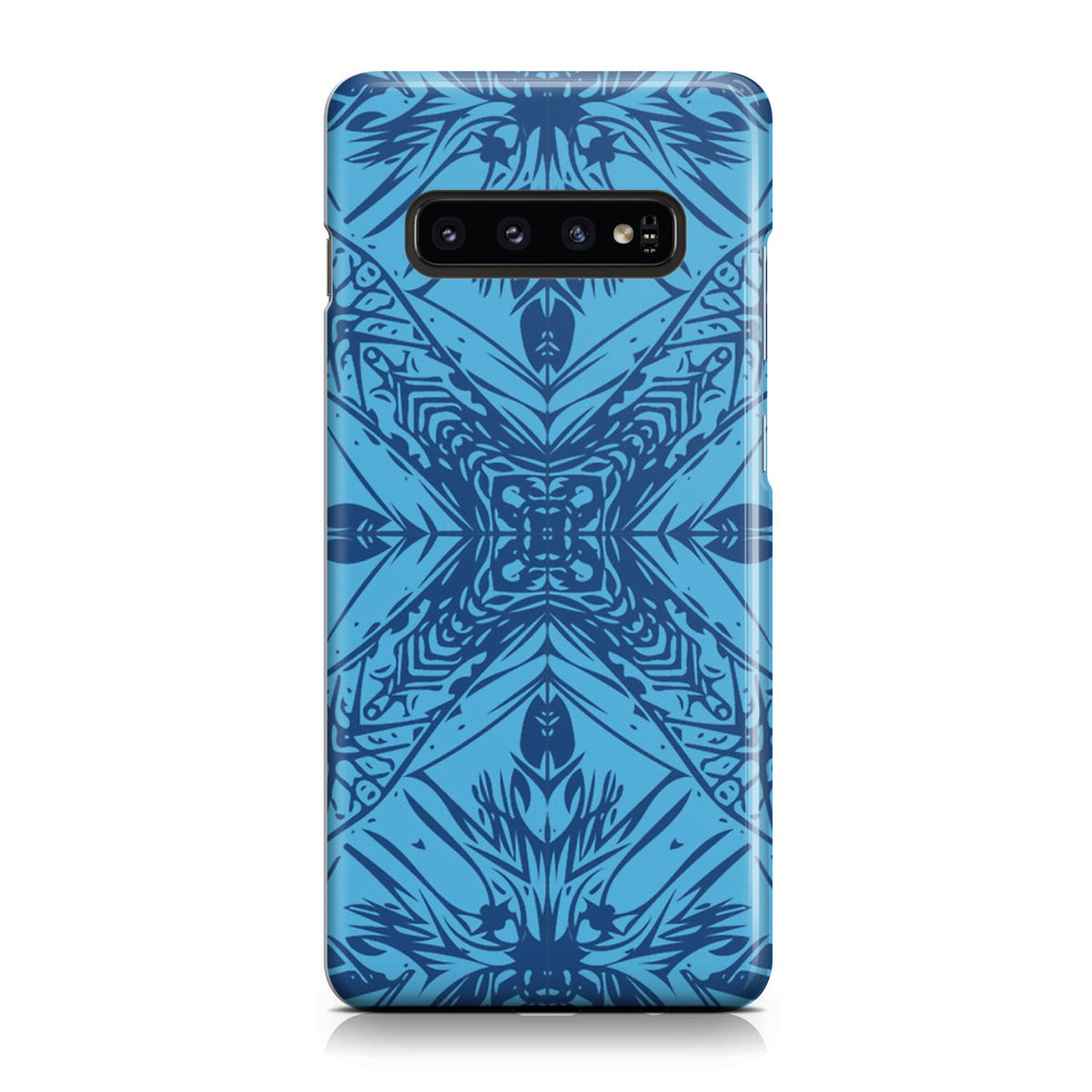 Polynesian Phone Case Blue Samsung Galaxy S10 - Polynesian Pride