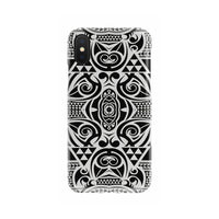Polynesian Tribal Phone Case Black White - Polynesian Pride
