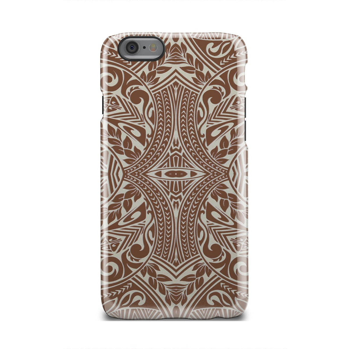 Polynesian Tribal Tough Case Brown iPhone 6 - Polynesian Pride