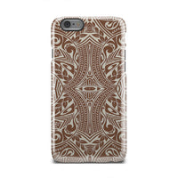 Polynesian Tribal Tough Case Brown iPhone 6 - Polynesian Pride