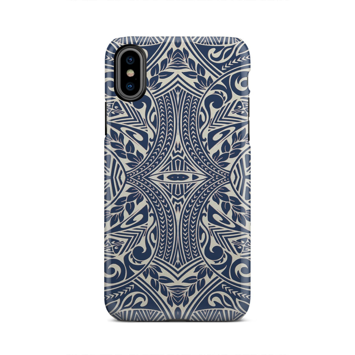 Polynesian Tough Case Blue iPhone X - Polynesian Pride