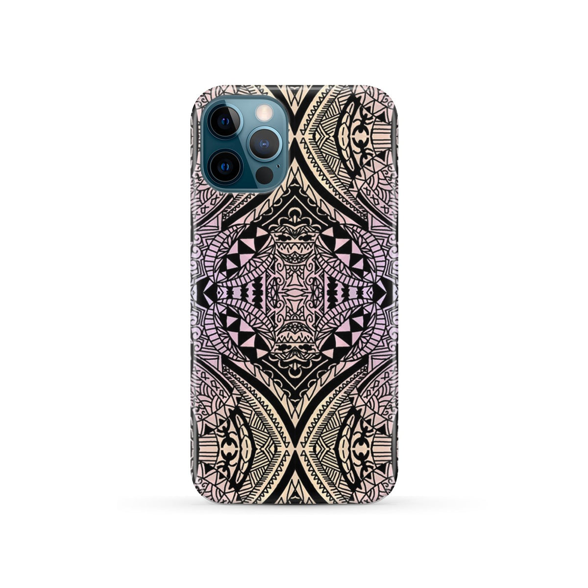 Polynesian Phone Case Blur iPhone 12 Pro - Polynesian Pride