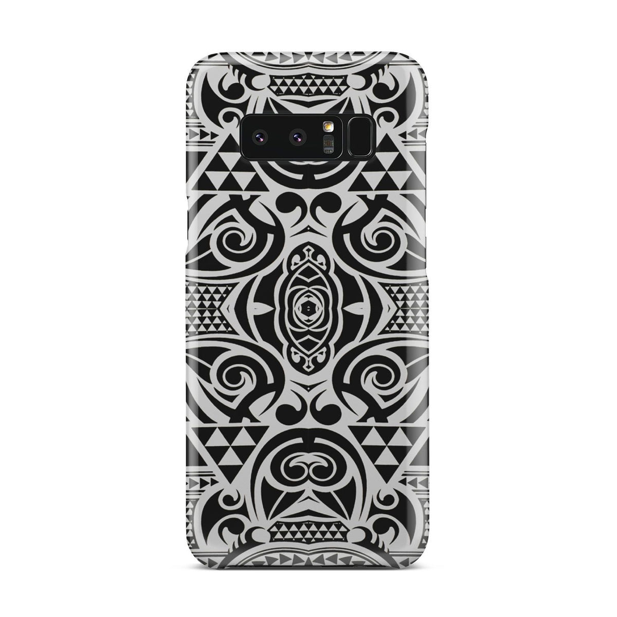 Polynesian Tribal Phone Case Black White Samsung Galaxy Note 8 - Polynesian Pride