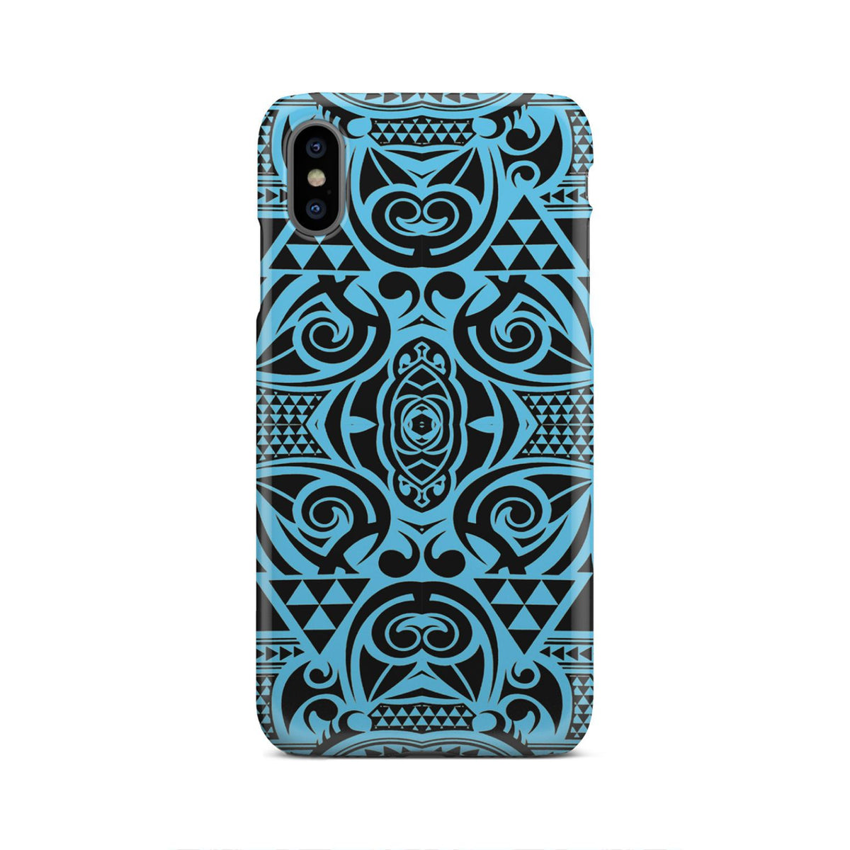 Polynesian Phone Case Grown Blue White iPhone Xs Max - Polynesian Pride