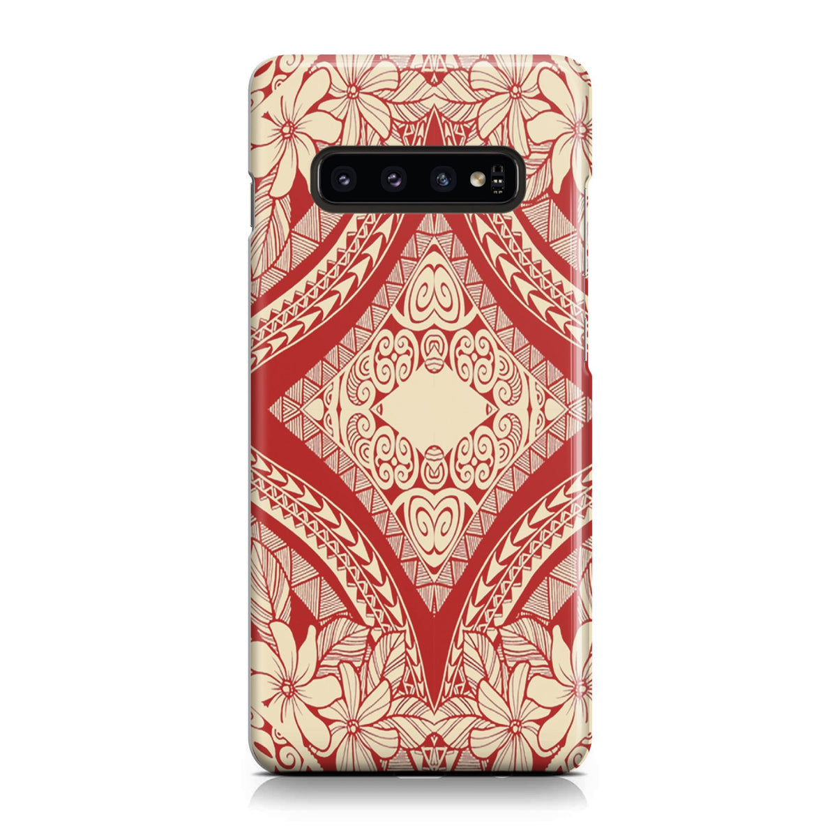 Polynesian Phone Case Red And Yellow Samsung Galaxy S10 Plus - Polynesian Pride