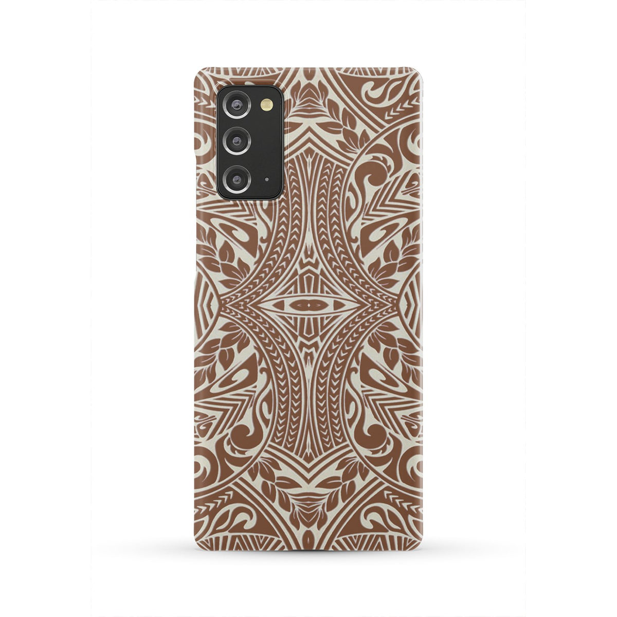 Polynesian Tribal Phone Case Brown Samsung Galaxy Note 20 - Polynesian Pride