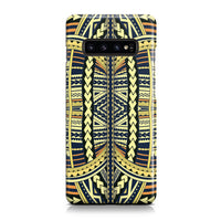 Polynesian Phone Case Yellow Samsung Galaxy S10 Plus - Polynesian Pride