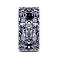 Polynesian Phone Case Blue And White Samsung Galaxy S9 - Polynesian Pride