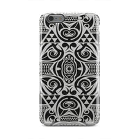 Polynesian Tribal Tough Case Black White iPhone 6s Plus - Polynesian Pride