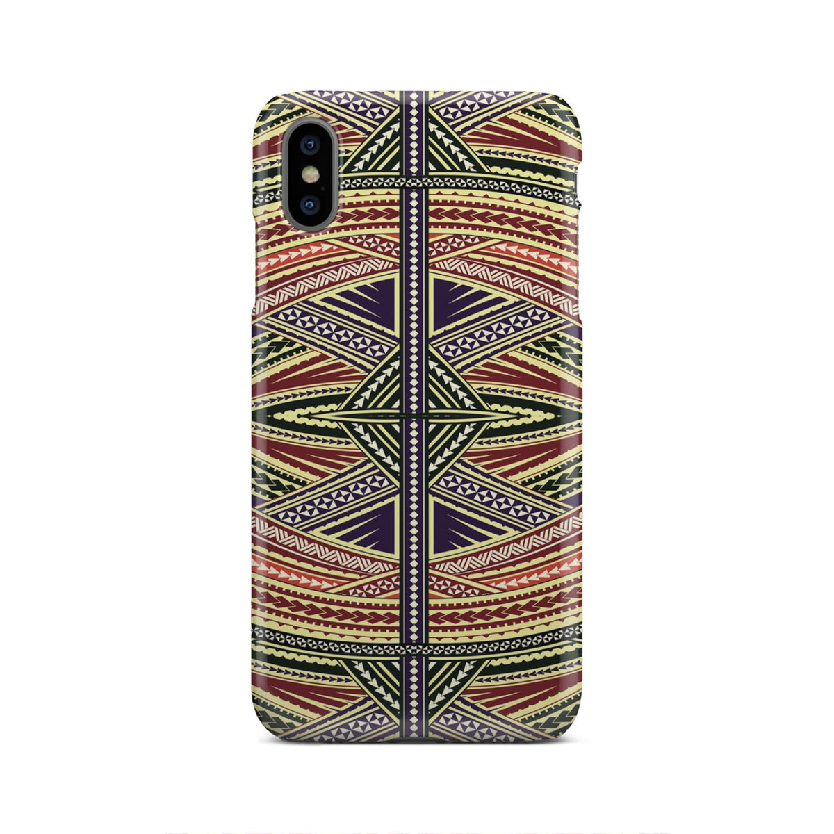 Polynesian Phone Case Yellow iPhone Xs Max - Polynesian Pride
