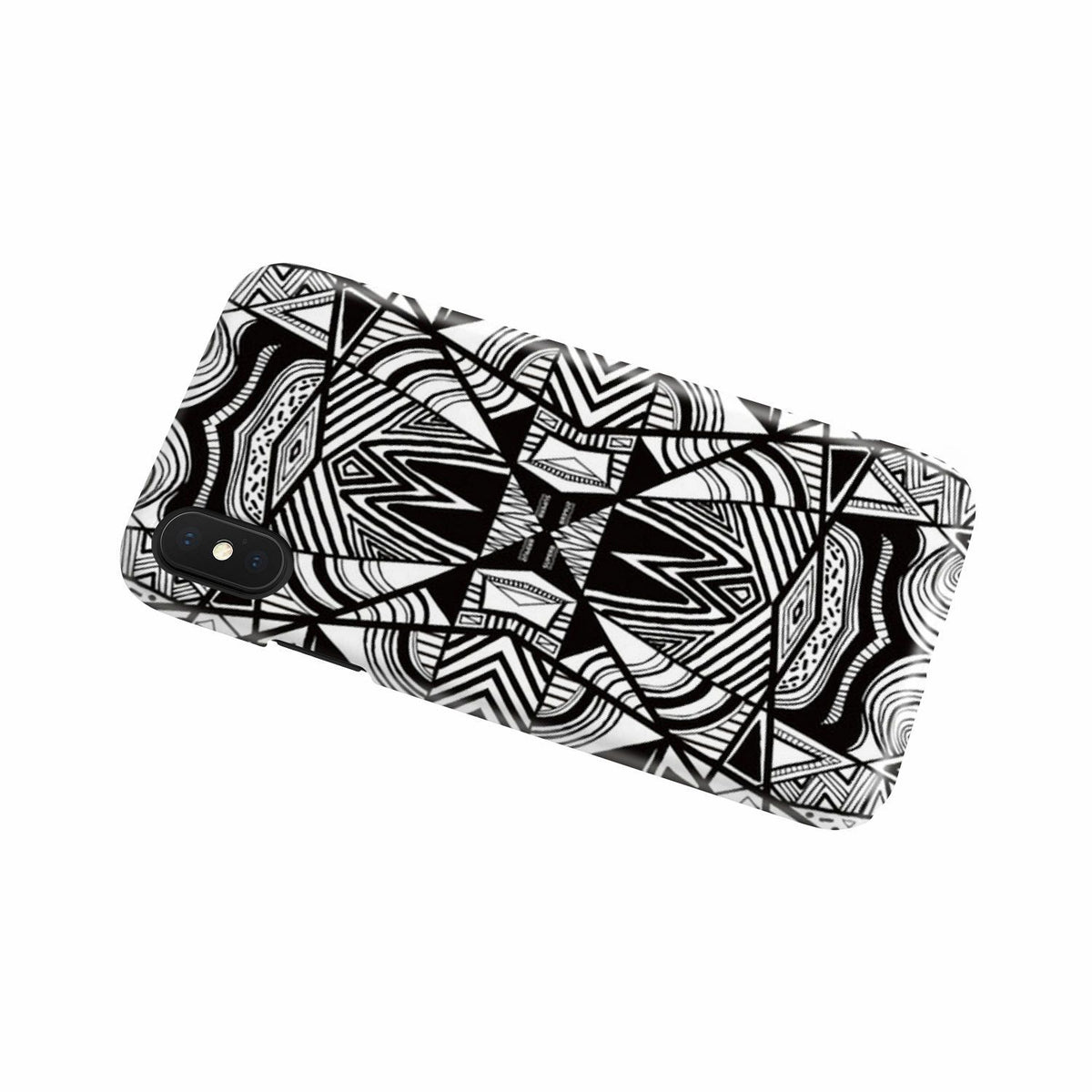 Polynesian Tribal Phone Case White And Black - Polynesian Pride