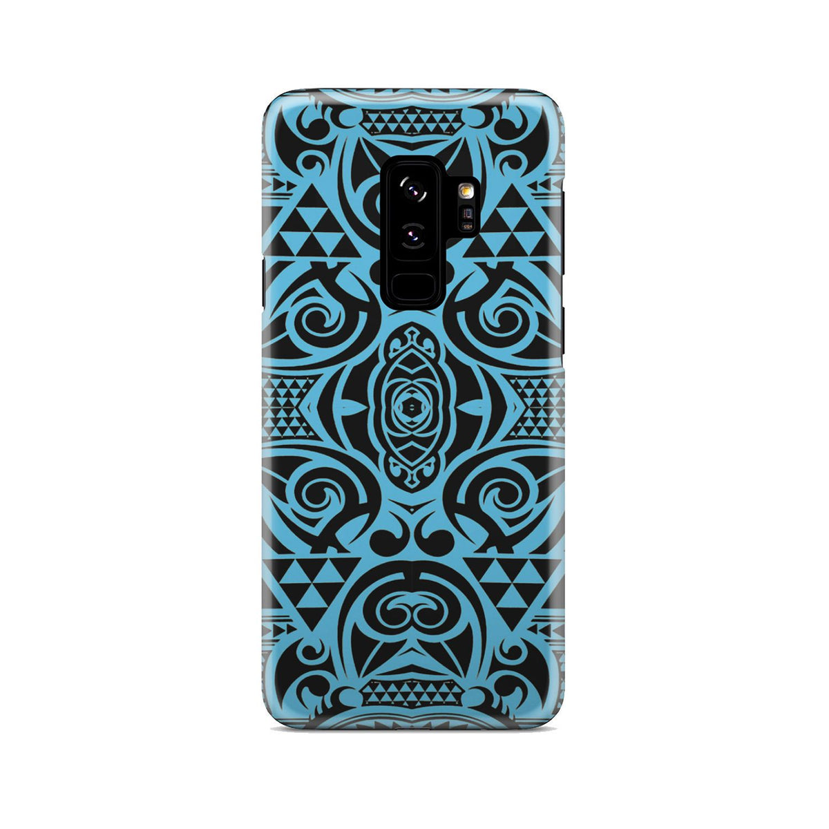 Polynesian Phone Case Grown Blue White Samsung Galaxy S9 Plus - Polynesian Pride