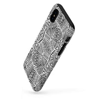 Polynesian Tough Case White And Black - Polynesian Pride