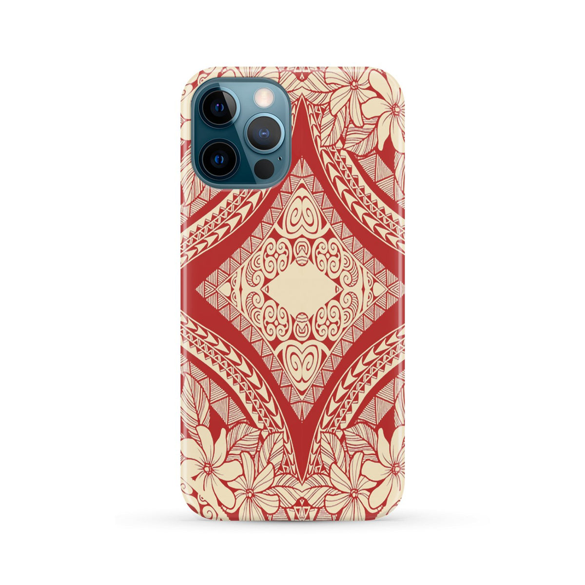 Polynesian Phone Case Red And Yellow iPhone 12 Pro Max - Polynesian Pride