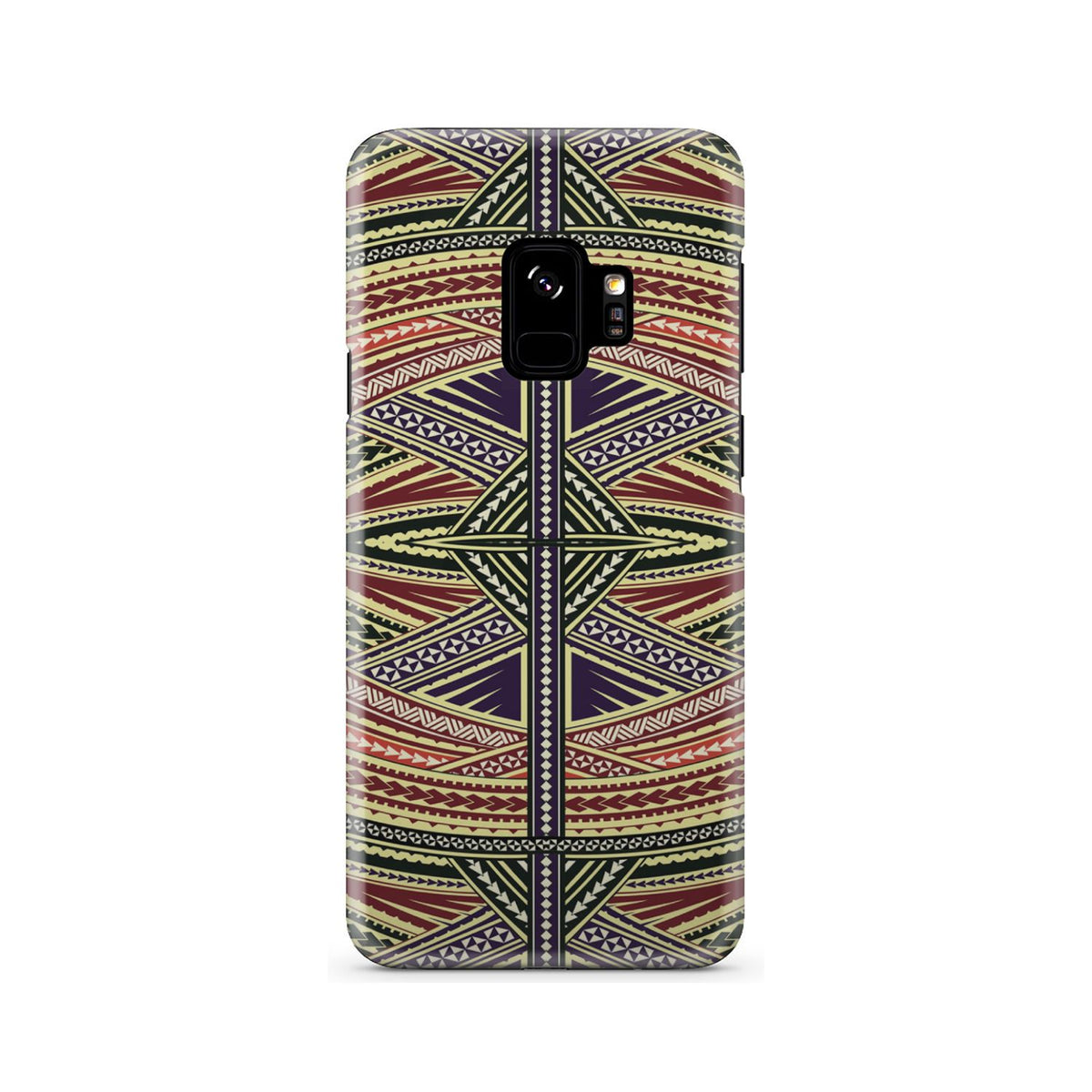 Polynesian Phone Case Yellow Samsung Galaxy S9 - Polynesian Pride