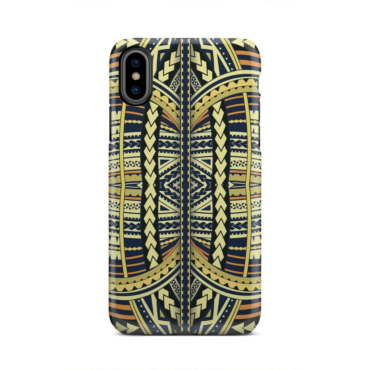 Polynesian Tough Case Yellow iPhone X - Polynesian Pride
