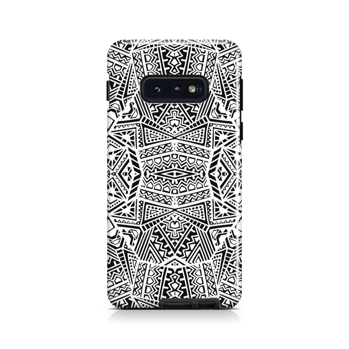 Polynesian Tough Case White And Black Samsung Galaxy S10e - Polynesian Pride