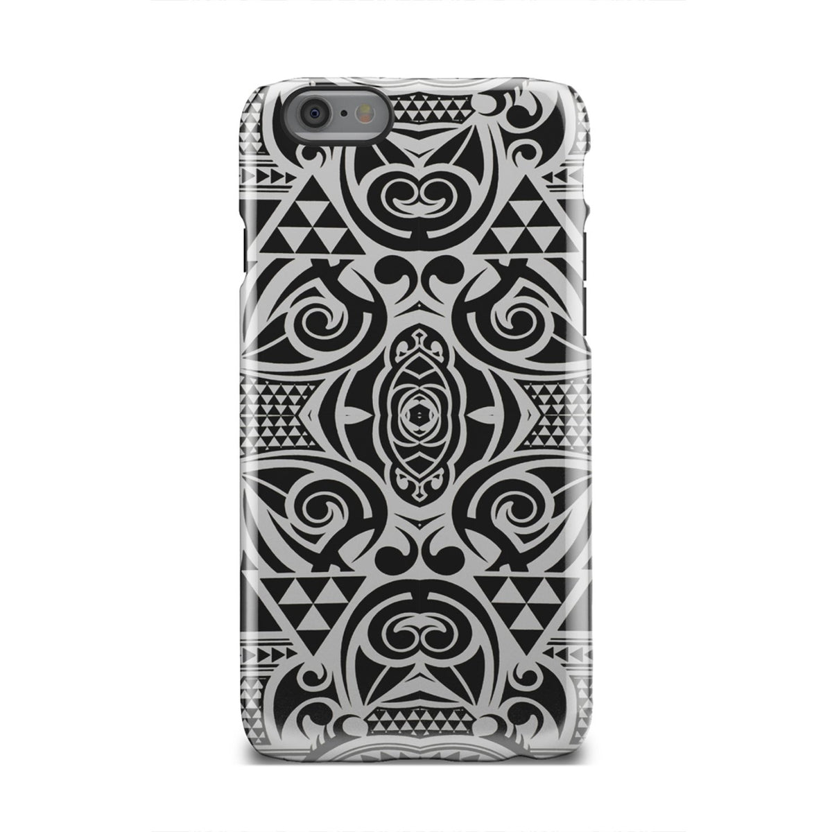 Polynesian Tribal Tough Case Black White iPhone 6 - Polynesian Pride