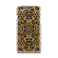Polynesian Phone Case Yellow Black iPhone 6 - Polynesian Pride